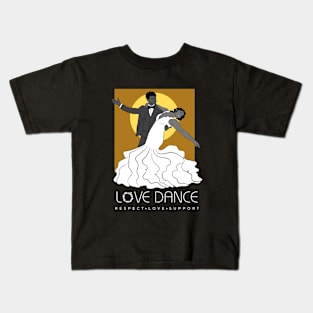 love dance romance: Perfect couple with unconditional love Kids T-Shirt